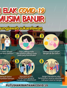 Misi Elak COVID-19 Di Musim Banjir